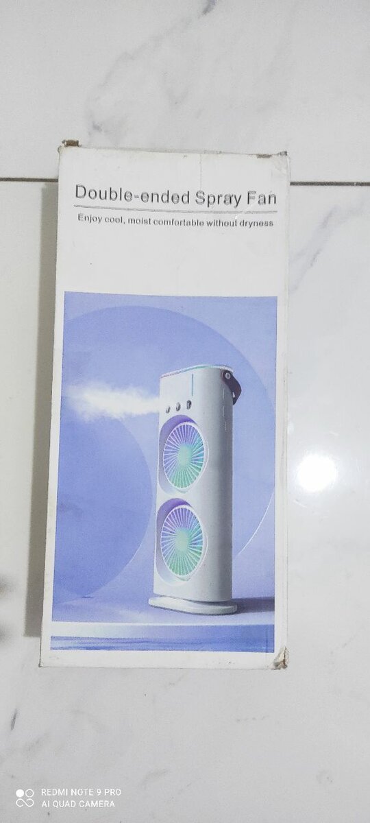 Ventilateur pulvérisateur double