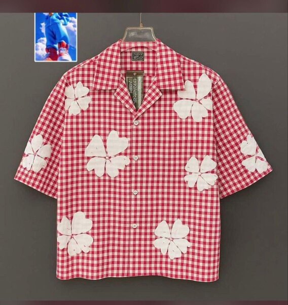 Chemise à motifs floraux homme