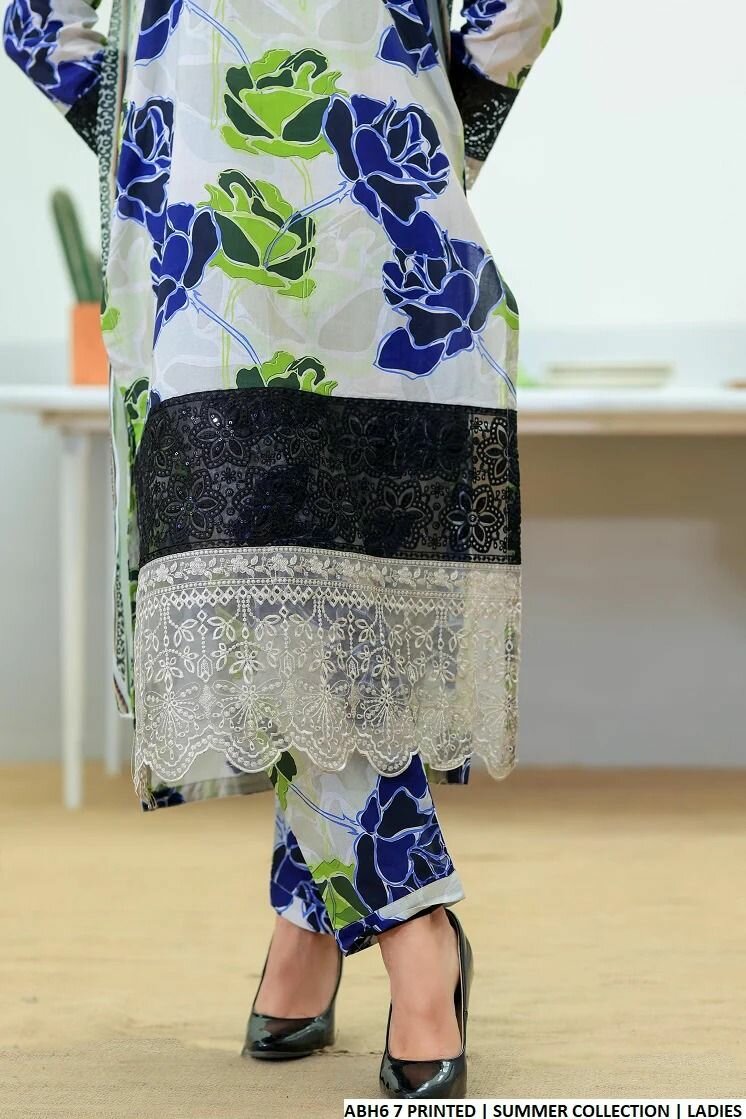 Fabric cotton with digital print duppta