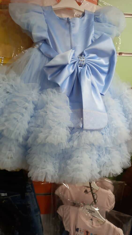 Robe de princesse bleue enfant