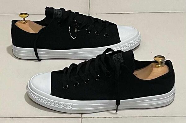 Baskets noires unisexes