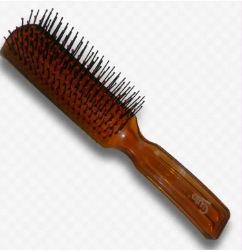 Crystal Brown Hair Brush (Size: 20X3.5 cm)