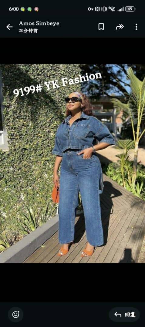 Pantalon Jean Casual Femme