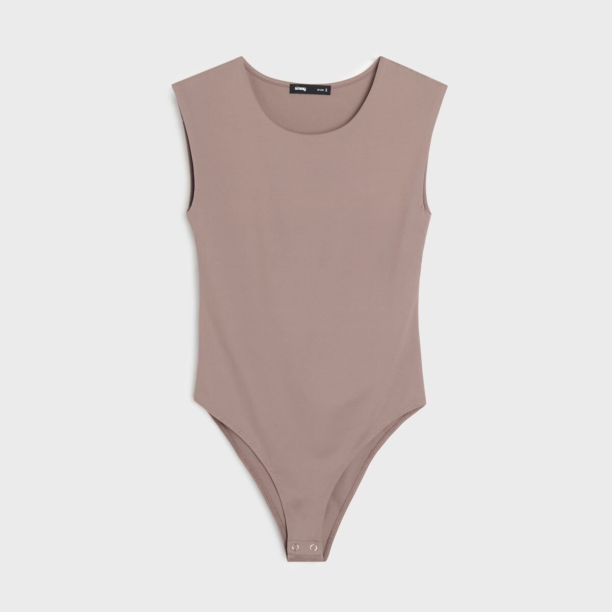 Body sans manches beige