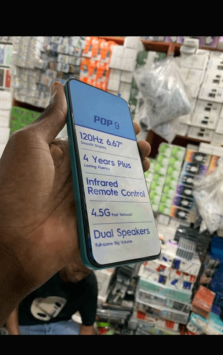 Smartphone POP 9 4G 6,67"