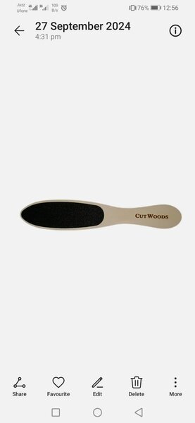 Foot File Waterproof foot filer of synthetic material duble