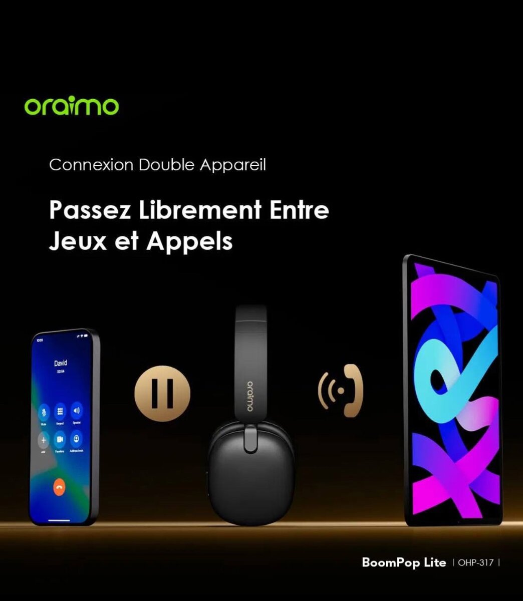 Casque Bluetooth oraimo