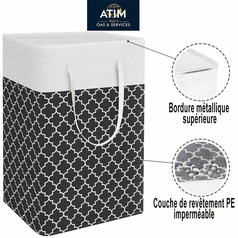 Panier à linge étanche grande capacité