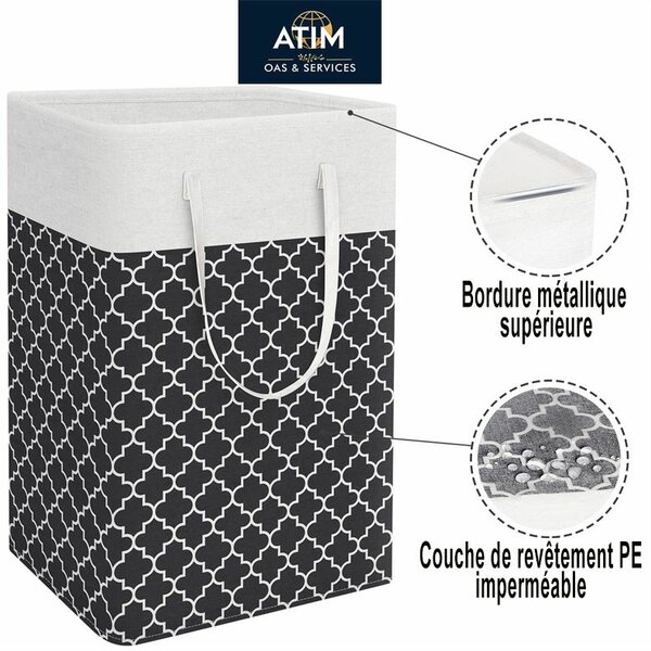 Panier à linge étanche grande capacité