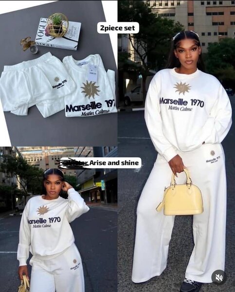 Ensemble décontracté blanc