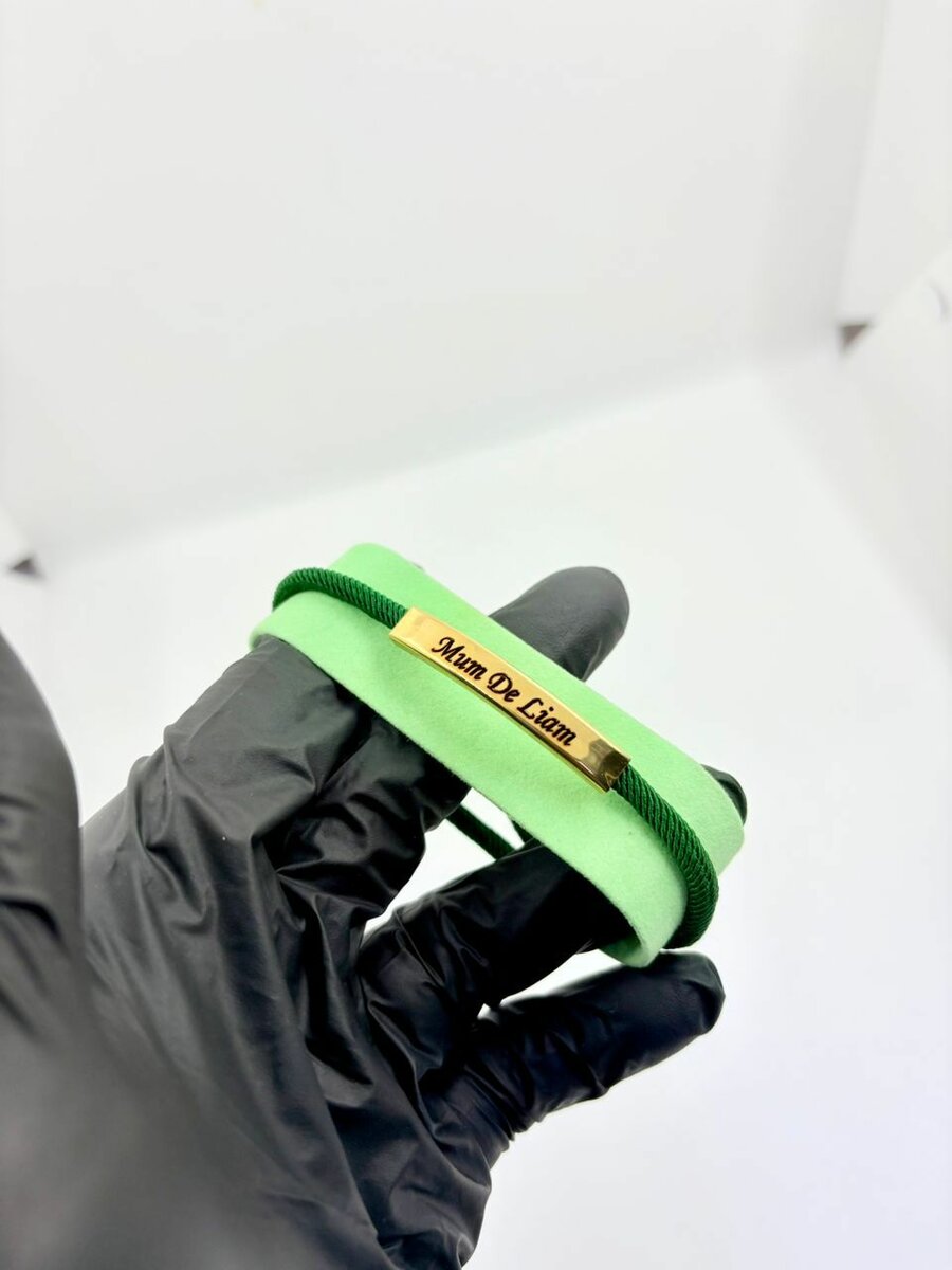 Bracelet personnalisé en or