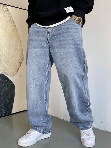 Jeans larges décontractés pour homme