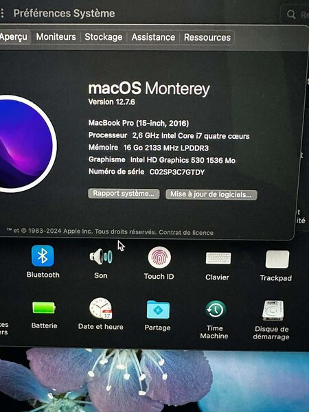 MacBook Pro 15" i7 16GB