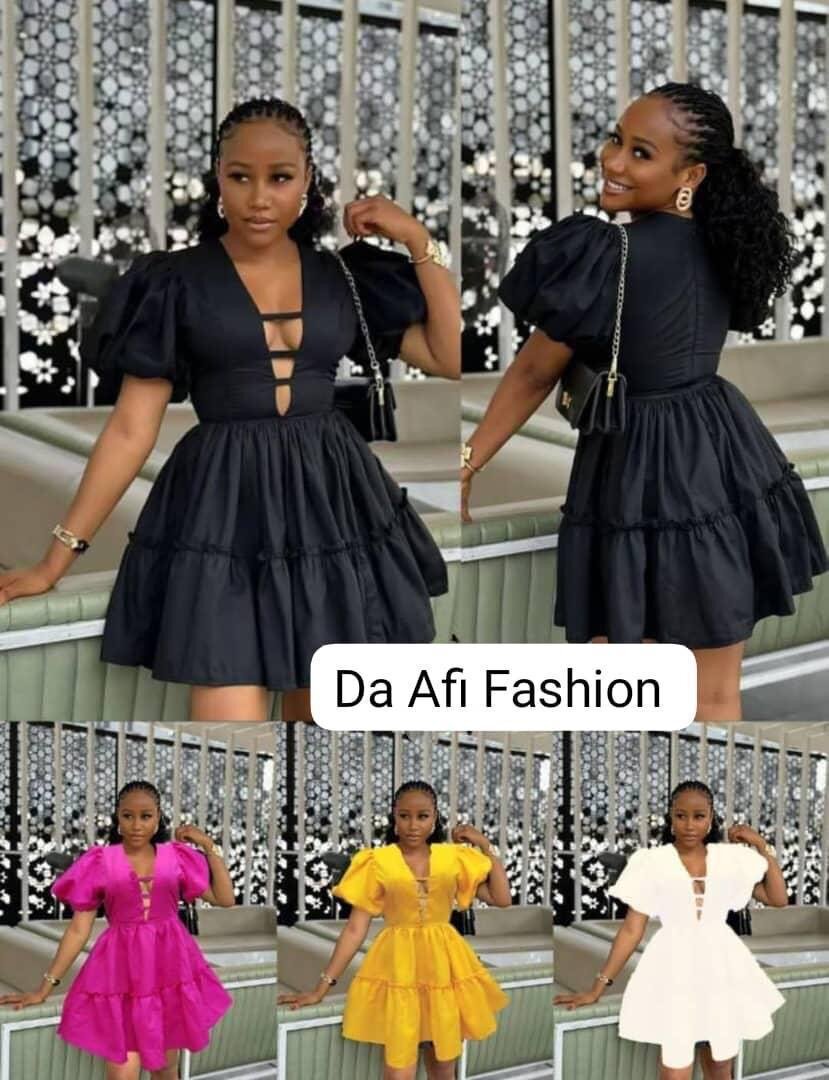 Robe d'été à volants