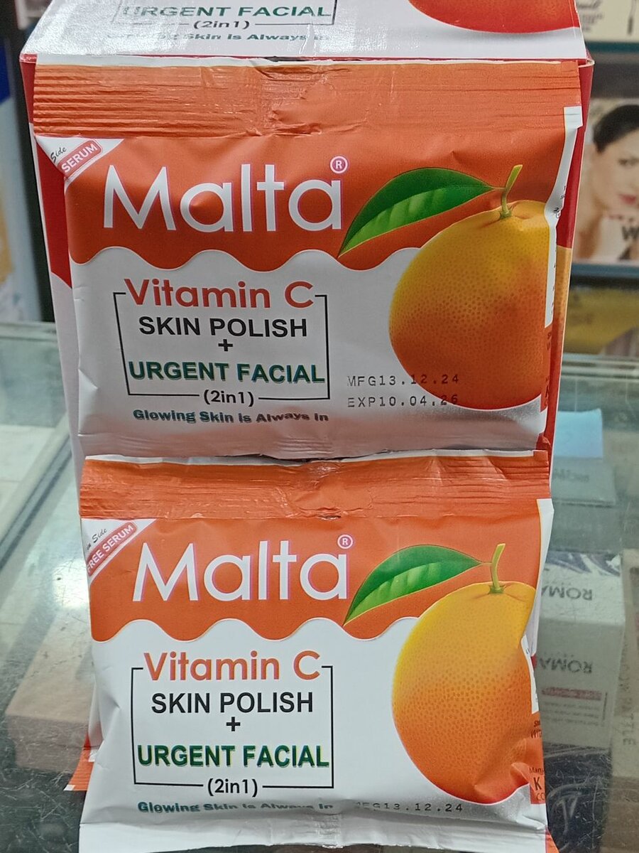 Vitamin C skin polish+urent facial