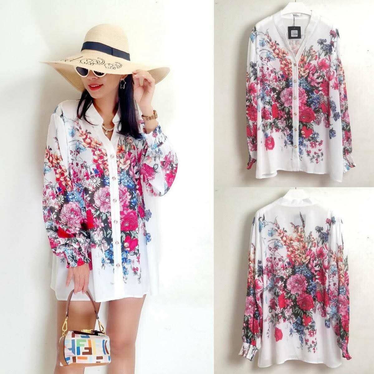 Tunique légère à motifs