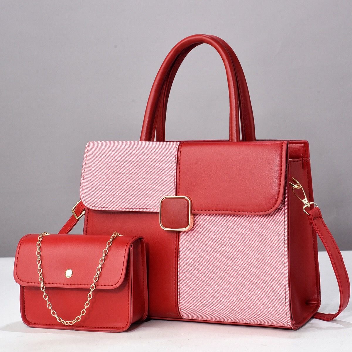 Sac à main élégant 2 pièces