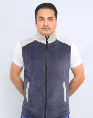 heather indigo Easy Stretch Vest