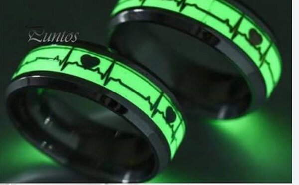 Bague lumineuse dans le noir