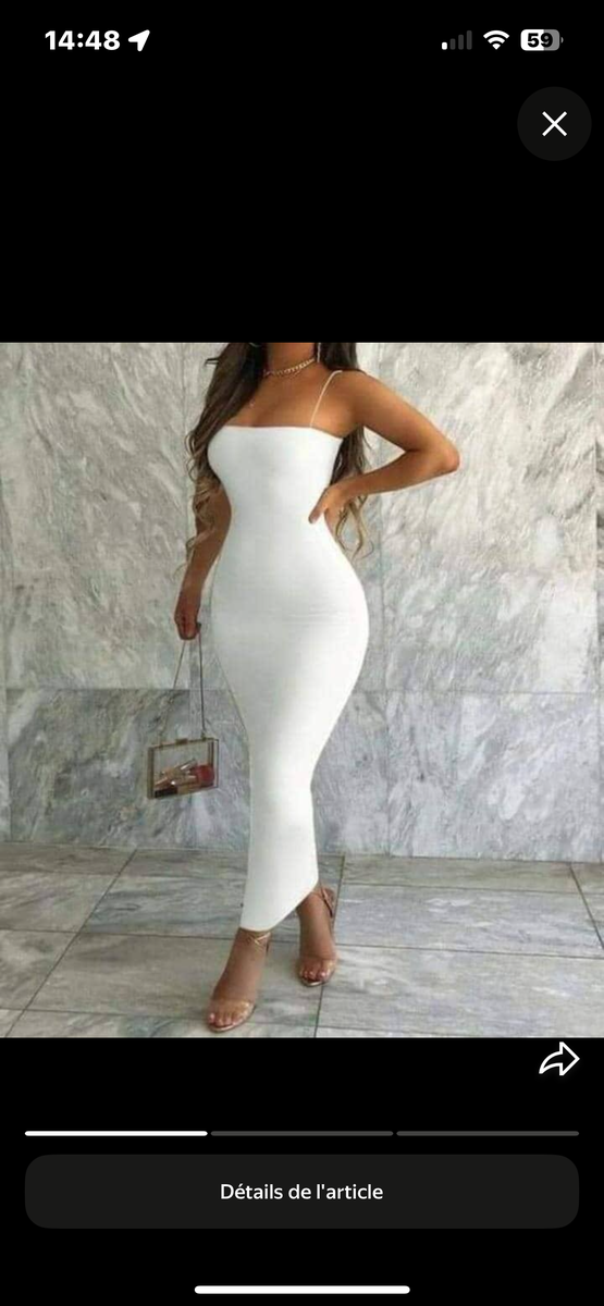 Robe élégante moulante femme
