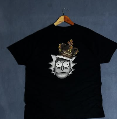Rick n Morty Afult swim t shirt size: L