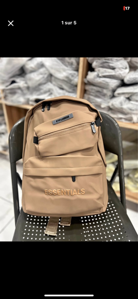 Sac à dos Essentials Beige