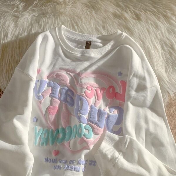 Female print hoodie & sweatshirt