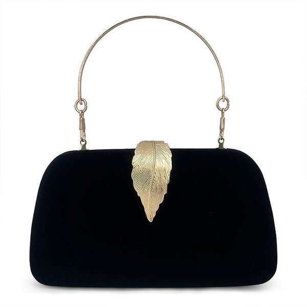 Ladies Velvet Evening Clutch Purse