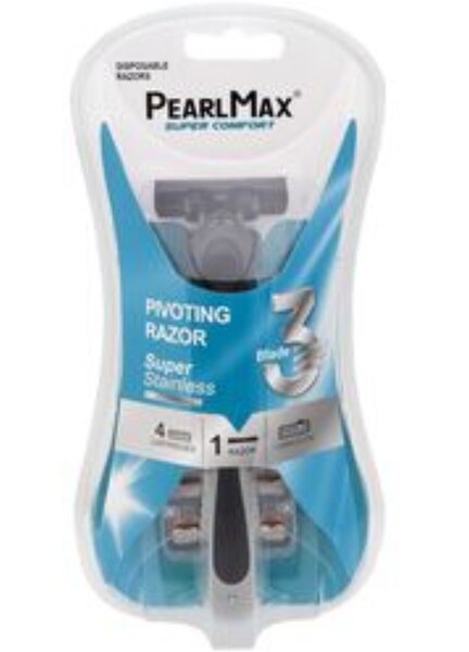 Rasoir jetable PearlMax à 3 lames