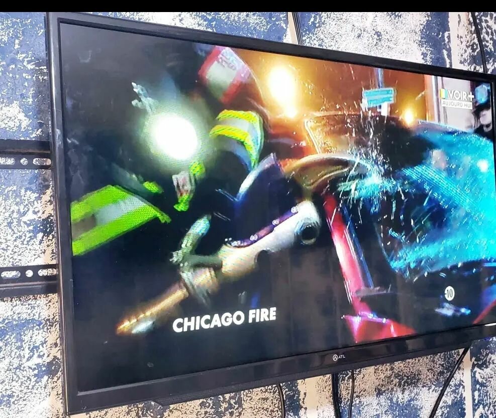 TV mural support fixe