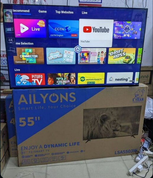 Smart TV 55" Ailyons 4K UHD