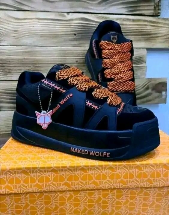 Baskets plateforme Naked Wolfe