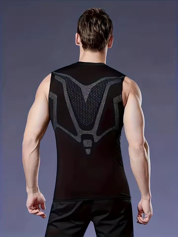 Débardeur Compression Sport Noir