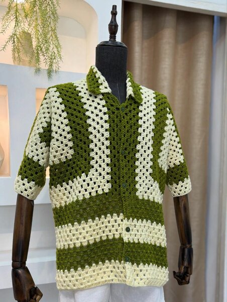 Chemise crochet bohème