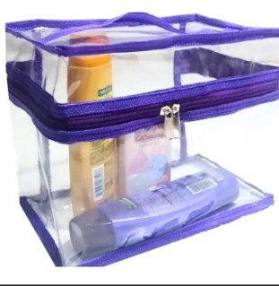 CUSTOMIZE Pack Of 2 cosmetic box 8X5X5 INCH Makeup Storage Bag | Makeup Brushes Bag & Toiletries Organizers with Full of Storage | Cosmetic Brush Kit | Make Up Bags Pouch with Zipper for Travelling | Multipurpose Traveling Cosmetic Bags for Women