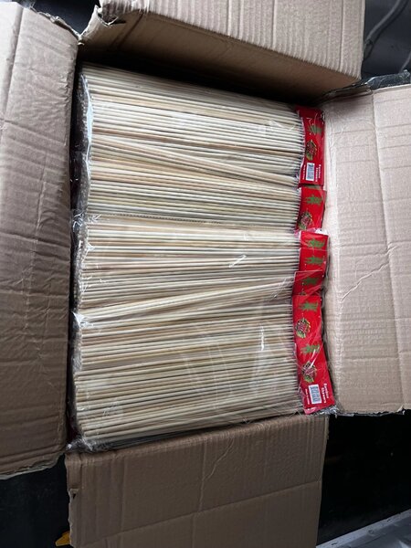 Baguettes en bambou réutilisables