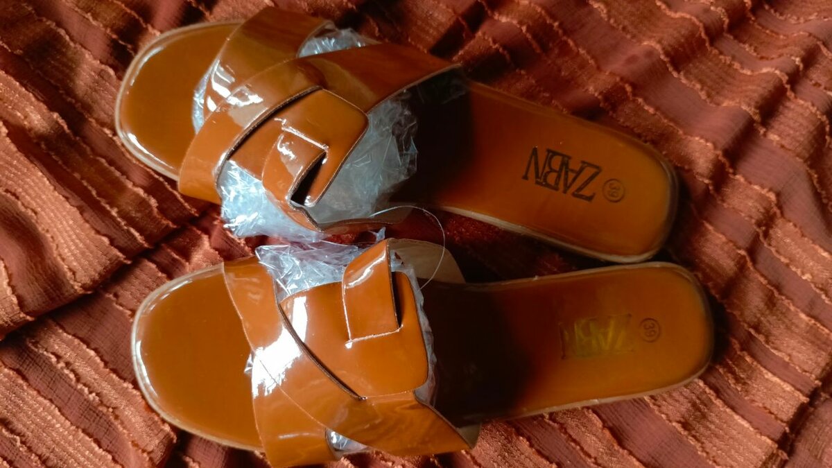 Sandales marron confortables