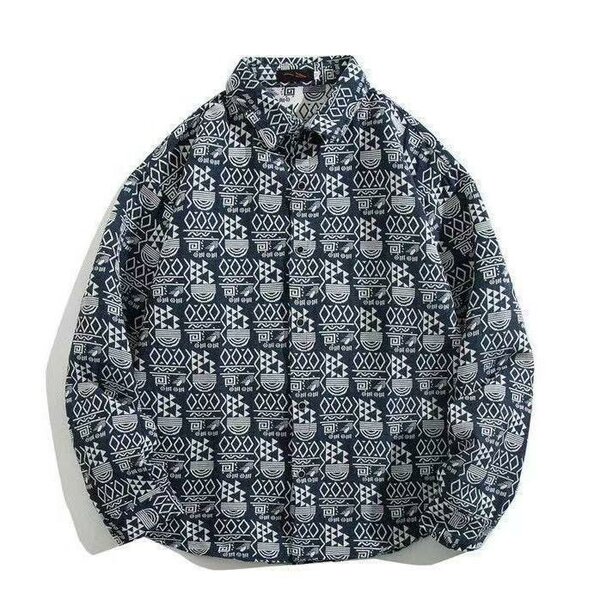 Chemise Homme Motif Géométrique