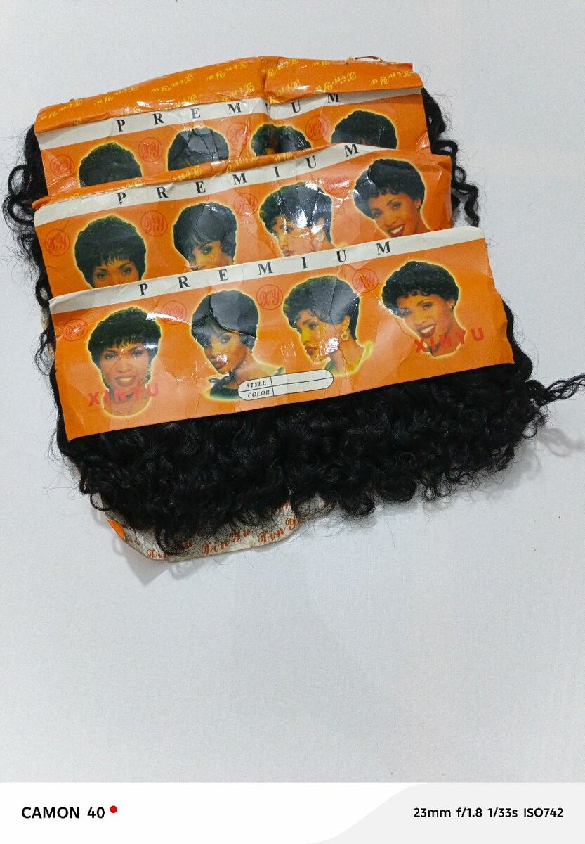 Perruque Bouclée Synthétique