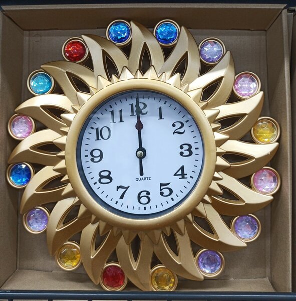 Horloge Murale Soleil Quartz