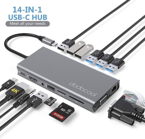 14-en-1 USB-C Hub Dodocool