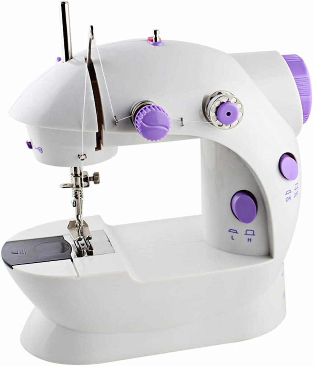 Portable Mini Sewing Machine for Beginners | Double Thread,