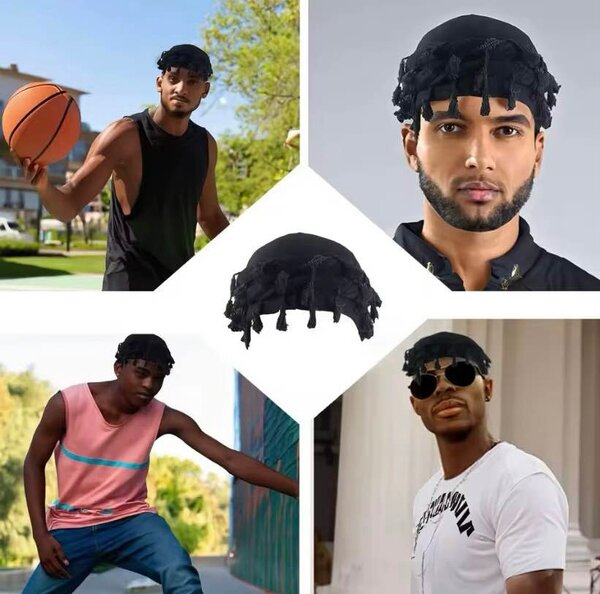 Casquette homme pour dreadlocks