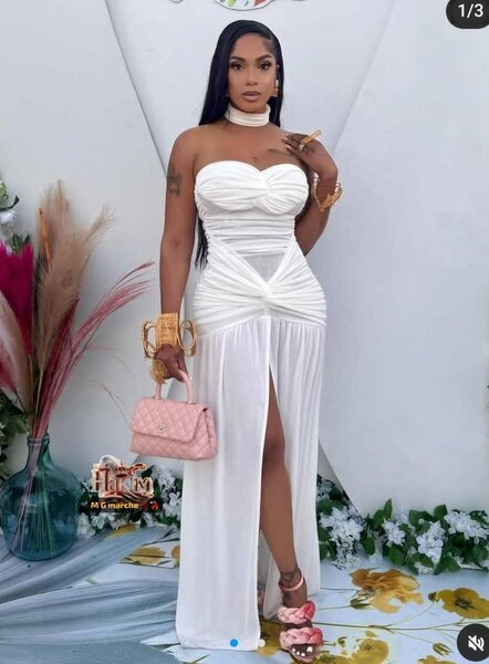 Robe longue élégante femme