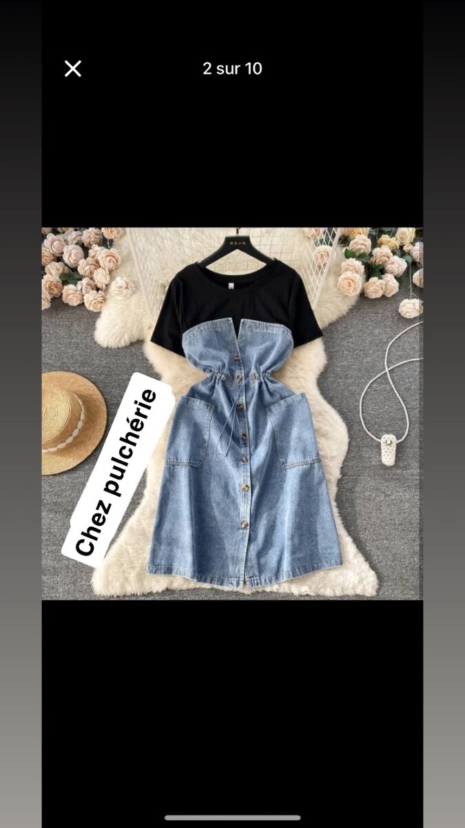 Robe Denim Style T-shirt