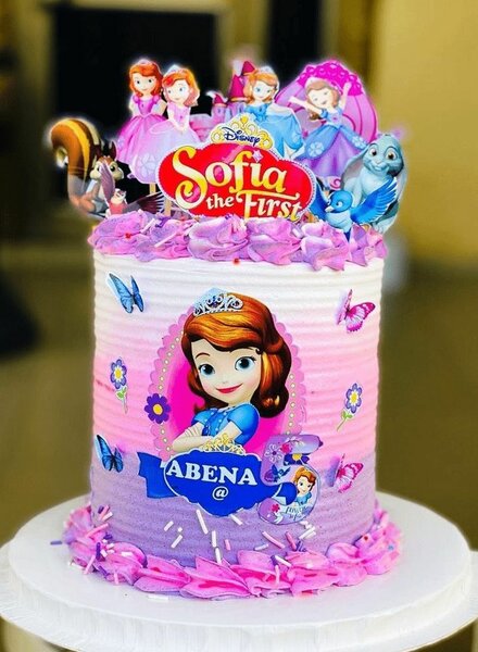 Sofia the first theme Cake