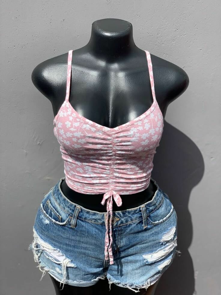 Débardeur fleuri femme