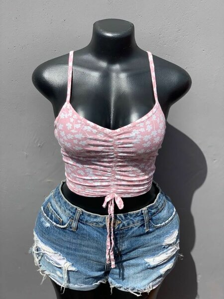 Débardeur fleuri femme