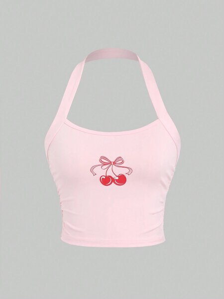 Top bandeau rose tendance