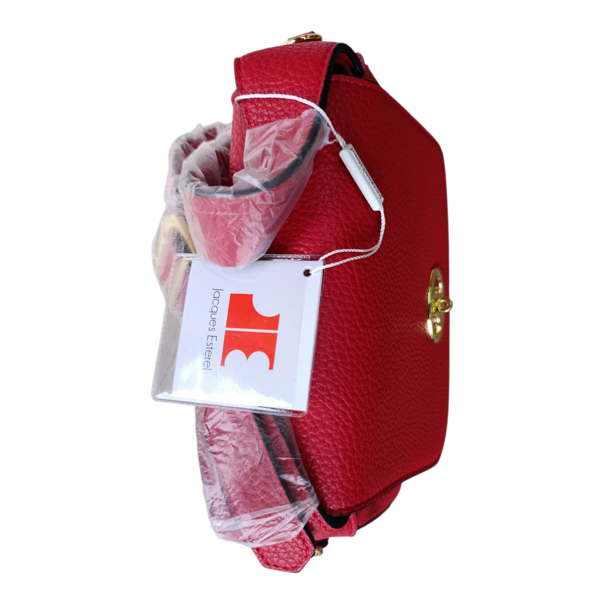 Sac bandoulière en cuir rouge